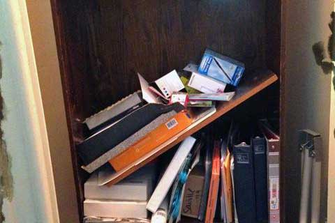 Durability: Compare Hale Hardwood Barrister Bookcases to Particle Board Storage