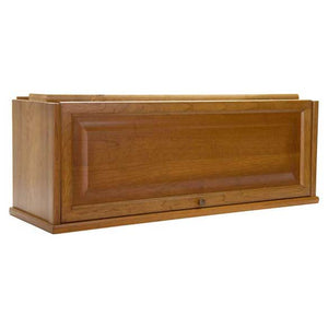 Hale Heritage Barrister Bookcase Stackable Raised Panel Receding Wood Door Small in Walnut, Cherry, Oak or Birch wood
