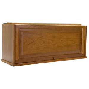 Hale Heritage Barrister Bookcase Stackable Raised Panel Receding Wood Door Large in Walnut, Cherry, Oak or Birch wood