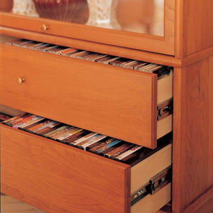 Hale Heritage Barrister Bookcase Media Drawers